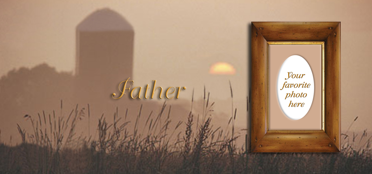 P 334 BZ FR Harvest Sunrise Father Bronze